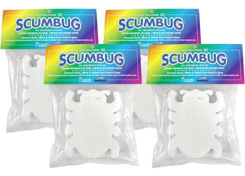 Scumbug - Esponja Absorbente De Aceite  4 Unidades