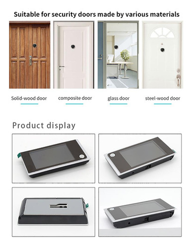 2 Conjunto De Tela Lcd Digital Para Eye Viewer Hd Screen