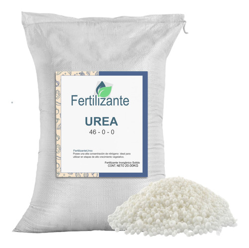 Fertilizante Abono Urea 20kg Granulado Pasto Plantas Césped 