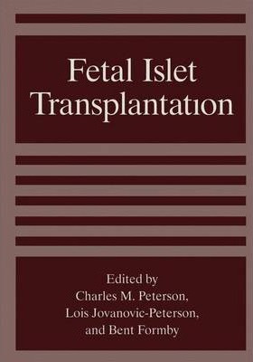 Libro Fetal Islet Transplantation - Bent Formby