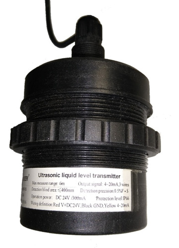 Sensor Ultrasonico Industr Nivel Liquidos 4-20(m A)rango 6m