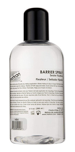 Sellador De Maquillaje Y Ajuste Mehron Barrier Spray 9 Onza.