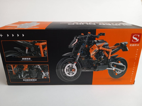  Bloques De Construccion Motocicleta Super Duck 1290