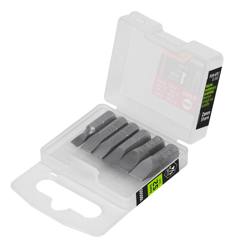 Juego Puntas Planas Para Desarmador 1´ Maquinado 6pz 100505