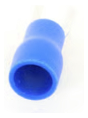 Terminal Tipo Horquilla Espada Aislada 18 - 14 Awg 25 Pzs
