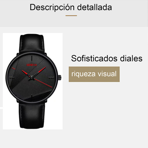 . Reloj Hombre Dama Moda Casual Pulsera Caja Regalo Kit