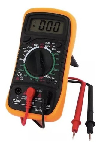 Tester Multímetro De Mano Ideal Para La Casa Pantalla Lcd