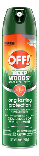 Off! Deep Woods Repelente De Insectos V, 9 Onzas
