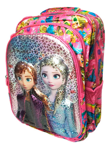 Mochila Con Luces Juvenil Calidad Premium Con Bolsillos