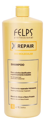 Felps Xrepair Kit Bio Molecular Shampoo + Cond + Máscara