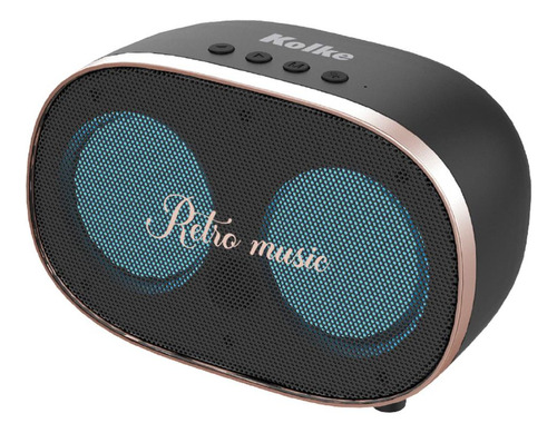 Parlante Portable Kolke Retro Music 6w Rms Bluetooth Loi