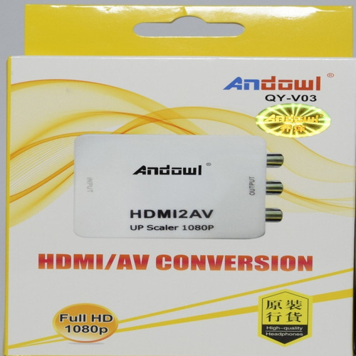Convertidor Hdmi A Vga 1080p Full Hd Con Audio
