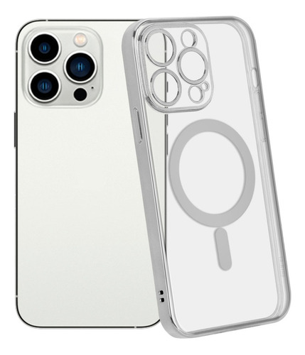 Forro Carcasa Silicona Magnético Magsafe Para iPhone 15 Pro
