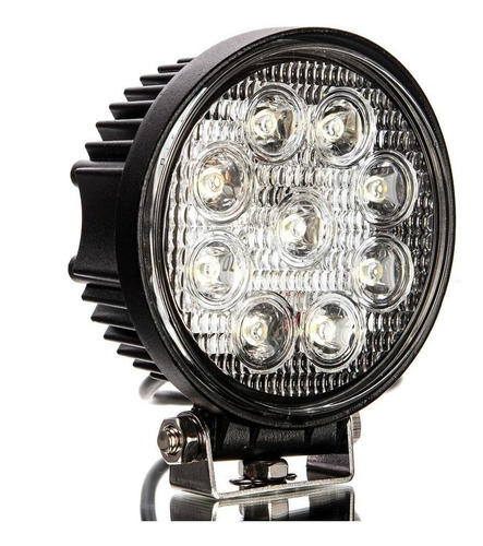 2 Reflectores 12v 24v 27w Led P/ Camioneta 4x4 Toyota Ford