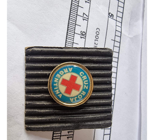  Emblema Pin Distintivo Cruz Roja Argentina 