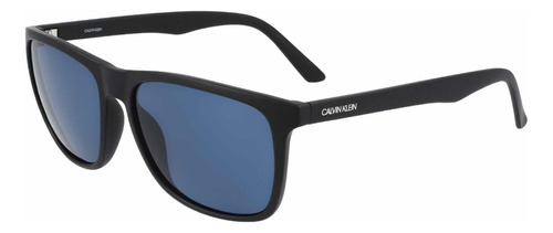 Calvin Klein - Lentes De Sol Ck20520s-001 Para Hombre Color de la lente Azul marino Color del armazón Negro Diseño Ocean