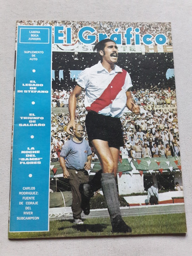 Revista El Gráfico N° 2620 Año 1969 Lamina Boca