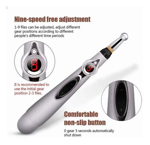 Pluma Electro Acupuntura Estimulacion Y Masajeador
