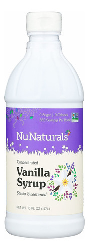 Nunaturals Jarabe De Stevia, Edulcorante Sin Azucar, Sustitu