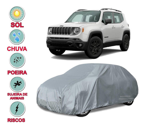 Capa Cobrir Carro Jeep Renegade Impermeável Proteção