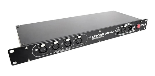 Mezclador Divisor Splitter Pls Dd-4d 4ch Doble Fuente