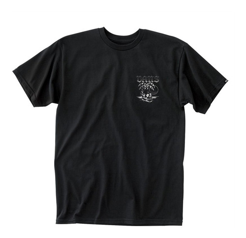 Remera Vans Modelo Lost At Sea Ss Negro Estampada Exclusiva