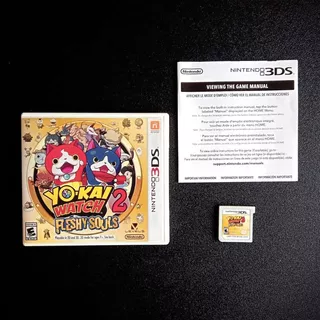 Yo-kai Watch 2: Fleshy Souls - Nintendo 3ds - Usado