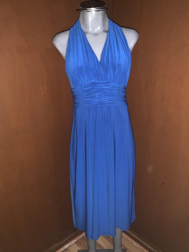 Jones Wear Dress Vestido Azul Talla 4