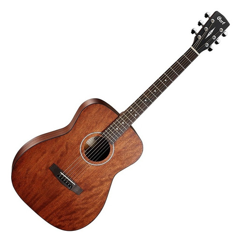 Guitarra Acustica Cort Af510m-op Cuerpo Caoba + Funda Color Marrón Orientación de la mano Diestro