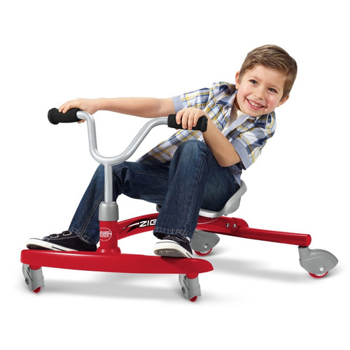 Carro Carrito Radio Flyer Ziggle Ride On 360 Grados Niño Vbf