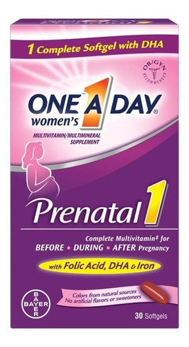 Vitamina Prenatal One A Day - Unidad a $5067