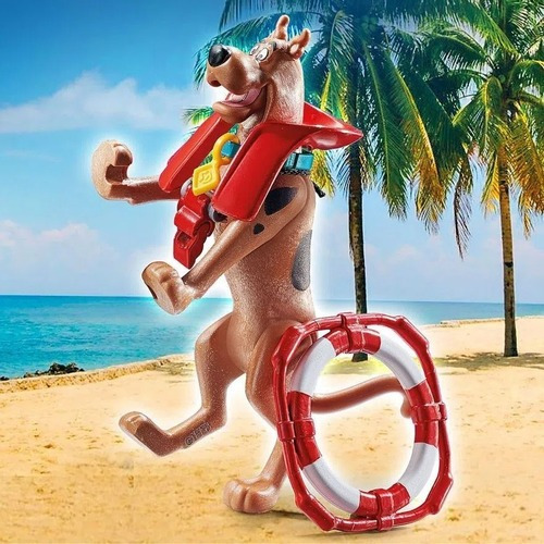 Boneco Brinquedo Playmobil Scooby Doo Salva Vidas Cartoon