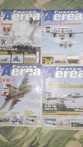 Lote De 4 Revistas Militar - Fuerza Aerea - Año 2010
