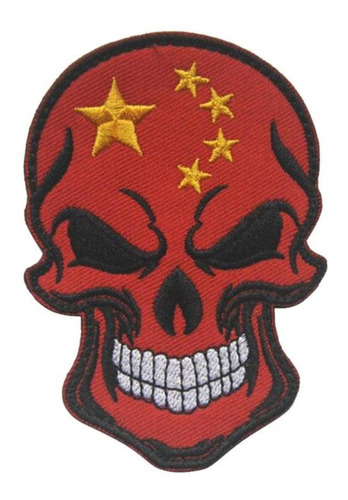 Chinese Flag Parche Para Chamarras, Mxskq-001, 1 Parche, Cal