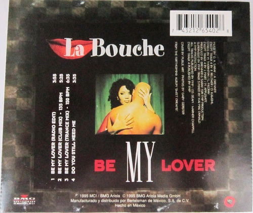 La Bouche - Be My Lover Single Cd (Usado)