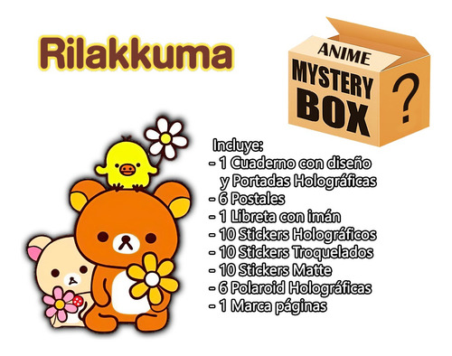 Caja Misteriosa Rilakkuma Anime Mystery Box Envío Gratis