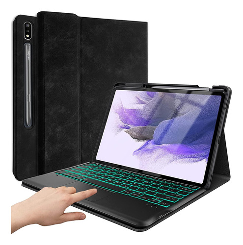 Funda Con Teclado Desmontable Para Galaxy Tab S8 Plus