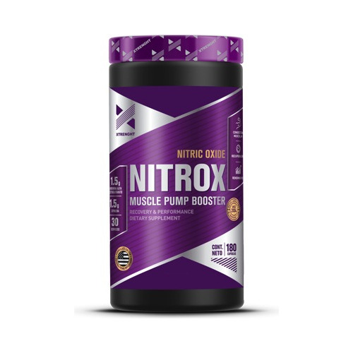 Xtrenght Nutrition Óxido Nítrico Nitrox Cápsulas 180caps