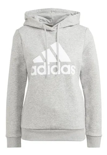 Poleron adidas Essentials Big Logo Mujer Gris | Cuotas