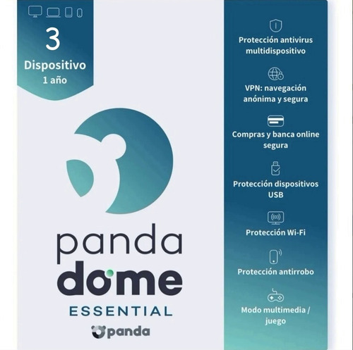 Imagen 1 de 5 de Panda Dome Essential 2021 - 1 Año 1 Equipos Licencia Origina