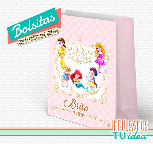 Princesas Disney Bebé - Bolsita Para Imprimir