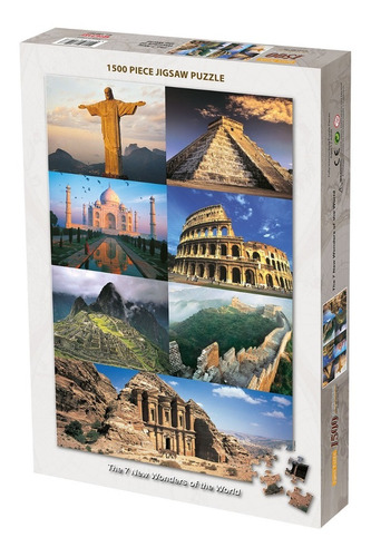 Puzzle Rompecabezas Tomax 7 Maravillas 1500 Piezas 150-027