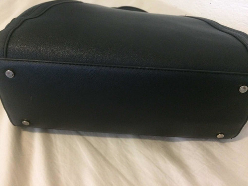 Imagen 2 de 10 de Bolsa Negra Mango Tote 28x35x13 Cm Excelente Estado Usada