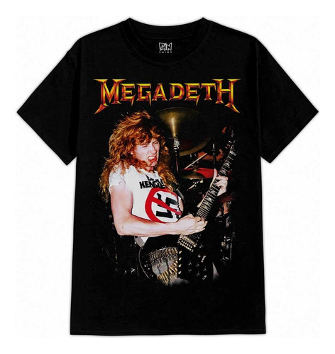 Megadeth 616 Dave Mustaine 90's Polera Dtf