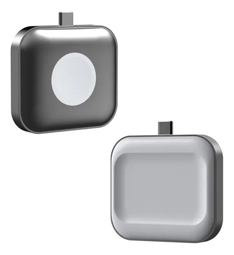 Cargador Portatil Tipo C 2 En 1 Para Apple Watch Y AirPods