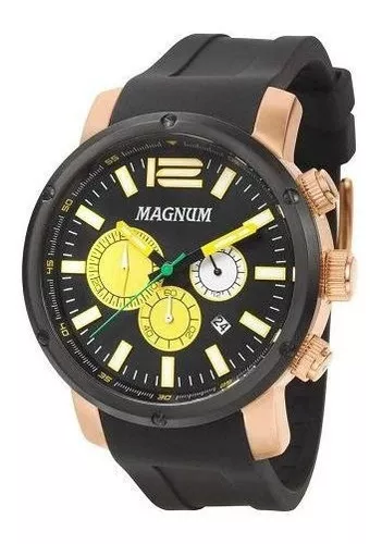 RELÓGIO MASCULINO DOURADO MAGNUM MA34790U