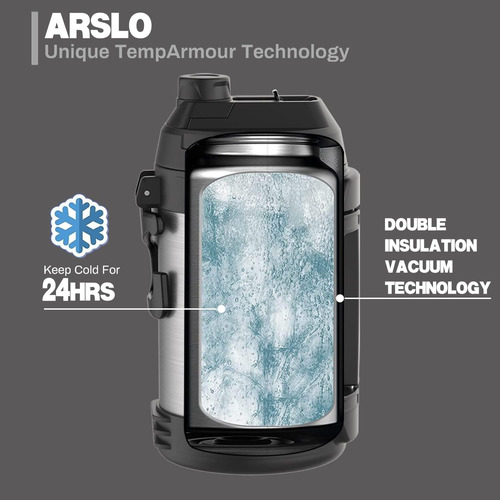 Arslo Jarra De Agua Deportiva - Botella De Agua De Un Galón