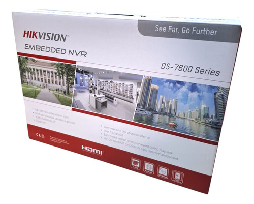 Nvr 8 Canales 4k 80mbps H265+ Ds-7608ni-q1 Hikvision / Ikseg