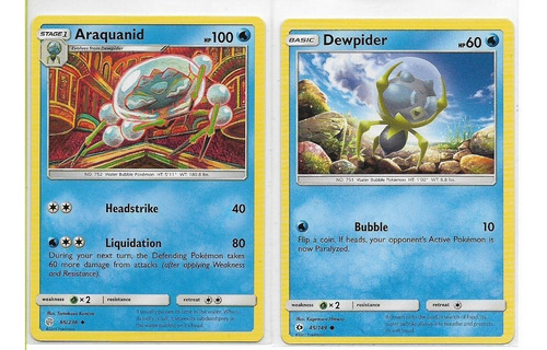 Pokémon Araquanid 65/236 Uncommon. (Usado)