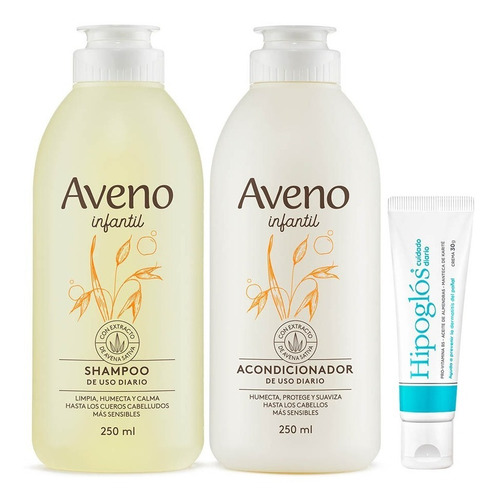 Combo Aveno Shampoo + Acondicionador Infantil X 250 Ml